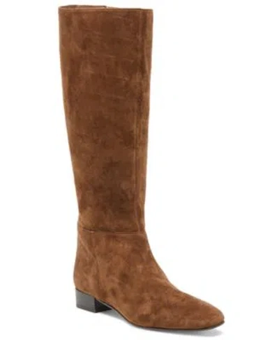 Dolce Vita Womens Tywin Knee High Square Toe Boots Regular Wide Calf In Brown