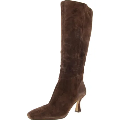 Dolce Vita Womens Zipper Suede Knee-high Boots In Multi