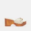 Dolce Vita Yalah Heels Off White Leather In White