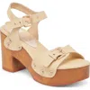 Dolce Vita Yandy Ankle Strap Platform Sandal In Brown