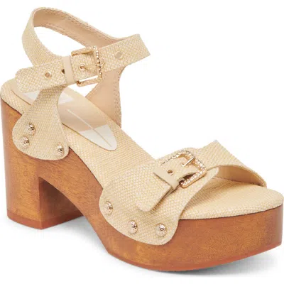 Dolce Vita Yandy Ankle Strap Platform Sandal In Brown