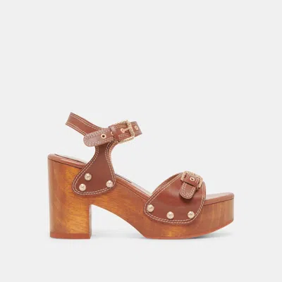 Dolce Vita Yandy Heels Cognac Leather