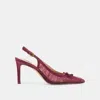 Dolce Vita Yela Slingback Pointed Toe Pump In Pink