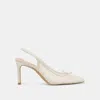 Dolce Vita Yela Heels White Tulle