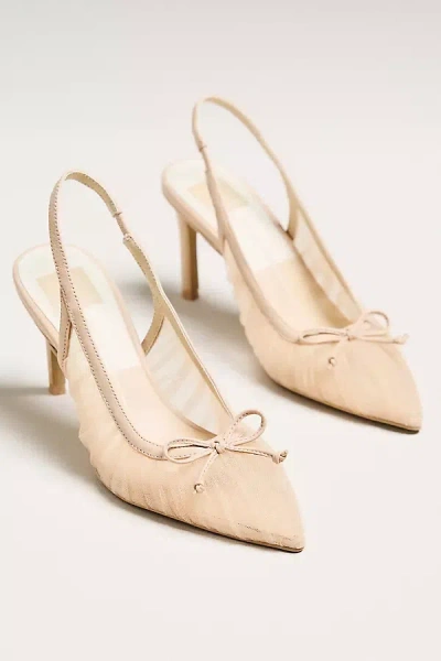 DOLCE VITA YELA MESH SLINGBACK HEELS