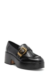 Dolce Vita Yonder Platform Loafer In Midnight Crinkle