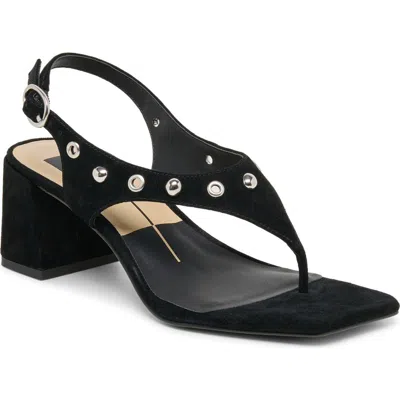 Dolce Vita Yves Stud Slingback Sandal In Black