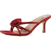 Dolce Vita Zelly Womens Strappy Manmade Slide In Red