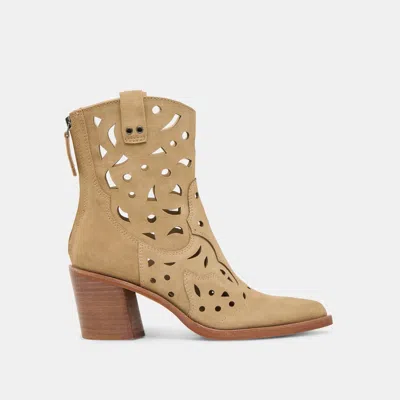Dolce Vita Zenobi Booties Dk Taupe Suede