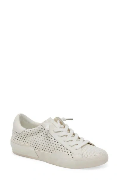 Dolce Vita Zina Perforated 360 Slip-on Sneaker In White Perforated Leather