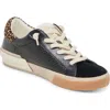 Dolce Vita Zina Plush Sneakers Black Multi Woven In Black Multi Woven