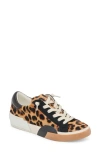 Dolce Vita Zina Sneaker In Leopard/ Black Calf Hair