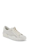 Dolce Vita Zina Perforated 360 Slip-on Sneaker In White Perforated Leather