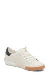 Dolce Vita Zina Sneaker In White/black Perf