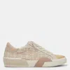 Dolce Vita Zina Sneakers Beige Multi Woven In Multi