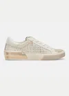 DOLCE VITA ZINA SNEAKERS IN BONE/GOLD