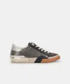 Dolce Vita Zina Sneakers Mercury Leather In Gray