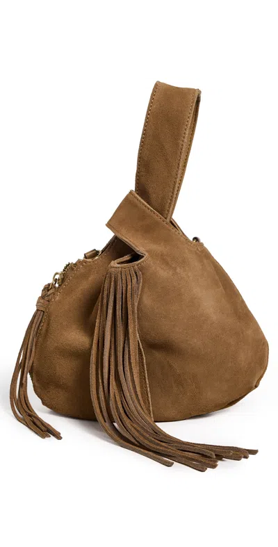 Dolce Vita Zury Handbag Camel Suede In Brown