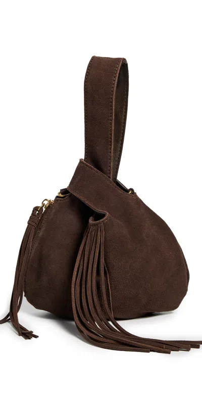 Dolce Vita Zury Handbag Espresso Suede In Brown