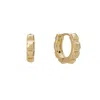 Dolcetto Designs Women's Cestius Hoop Earring - Recycled Yellow Gold In Gold