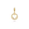 Dolcetto Designs Women's Gold Clementia Heart Charm Pendant