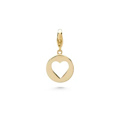 Dolcetto Designs Women's Gold Clementia Heart Charm Pendant