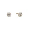 Dolcetto Designs Women's Lab Grown Round Diamond Studs - 0.30ctw Recycled Gold In Gold
