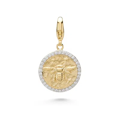 Dolcetto Designs Women's Sancus Bee Charm - Recycled Gold & Lab Grown Diamonds