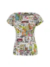 Dolcezza 2500 - City Stroll Art Tee In Multi In Multi