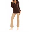 Dolcezza Basket Weave Jacket In Brown In Brown