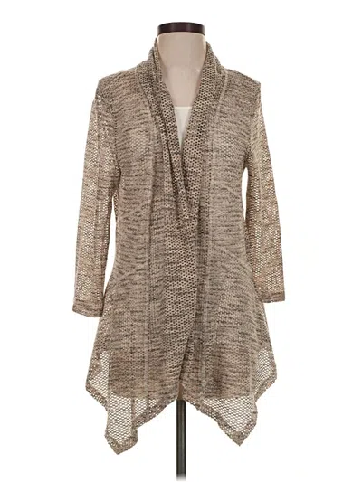 Pre-owned Dolcezza Cardigan Sweater In Tan