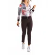 Dolcezza Knit Jacket In Red/black/white In Multi