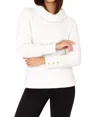 Dolcezza Knit Pullover Top In White In White