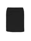 Dolcezza 23472 Black Skort In Black