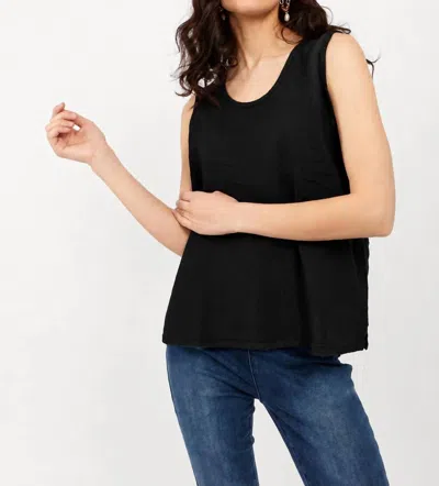 Dolcezza Pullover Tank Top In Black