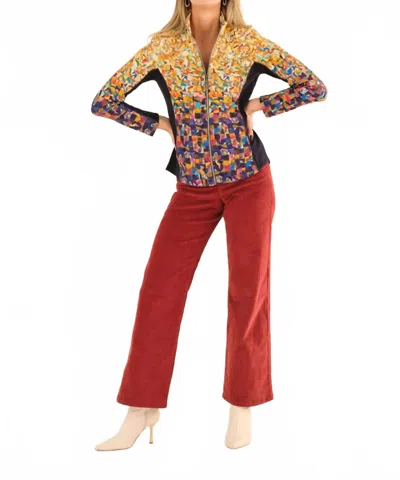 Dolcezza Pumpkin Multi Jacket Style In Rubble