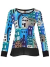 Dolcezza Women's City Stories Tunic In Blue/multi In Multi