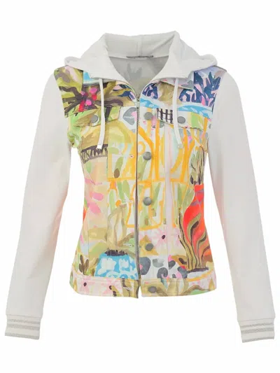 Dolcezza Women's Print Hooded Jacket In Cheetah In The City In Multi