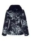 Dolcezza Woven Jacket In Black/silver In Multi