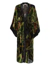 Dolci Follie Silk-velvet Crystal-embellished Coat In Black