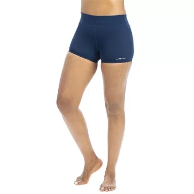 Dolfin Aquashape Solid Fitted Womens Lined Swim Shorts In Blue