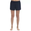 Dolfin Aquashape Solid Loose Fit Womens Lined Swim Shorts In Blue
