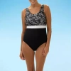 Dolfin Aquashape Women's Scoop Back One-piece Womens One Piece Swimsuit In Black