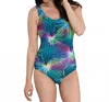 Dolfin Chlorine Resistant Scoop Back One Piece Swimsuit In Mambo In Multi