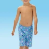 Dolfin Little & Big Kid Boys Animal Swim Trunks In Blue