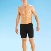 Dolfin Mens Lined Quick Dry Swim Shorts In Black