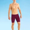 Dolfin Mens Lined Quick Dry Swim Shorts In Purple