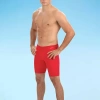 Dolfin Mens Lined Quick Dry Swim Shorts In White