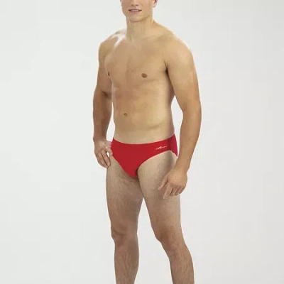 Dolfin Mens Xtrasleek Brief Swimsuit Bottom In Red