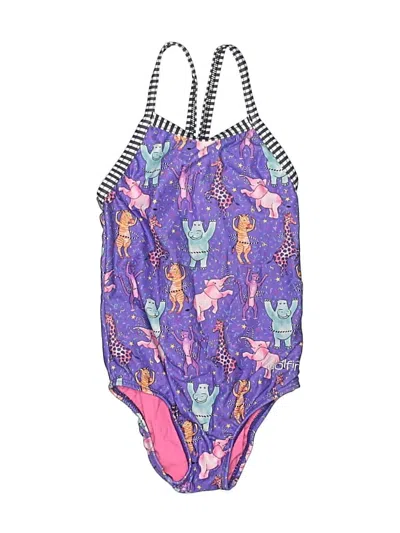 Pre-owned Dolfin Kids' One Piece Swimsuit In Purple